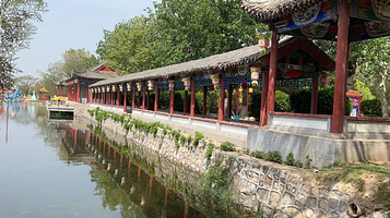 开封市龙亭公园-长廊水榭