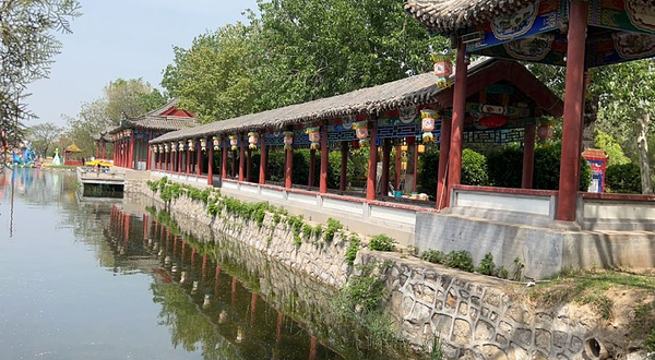 开封市龙亭公园-长廊水榭