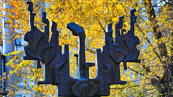 Monument to Bakhytzhan Baikadamov