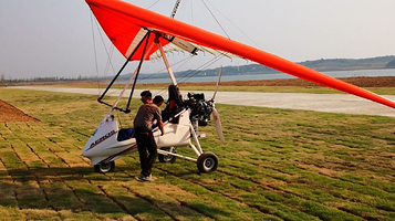 洋沙湖景秀飞行基地