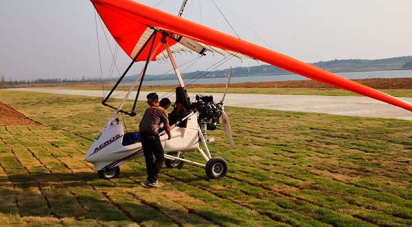 洋沙湖景秀飞行基地