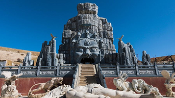 松赞林景区-天葬台