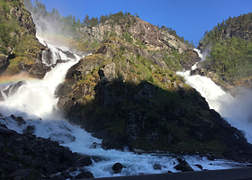 Låtefossen Waterfall