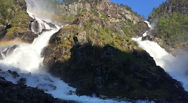 Låtefossen Waterfall