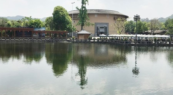 洛带古镇景区-鸳鸯湖