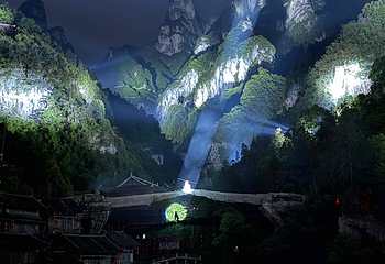 张家界《天门狐仙》实景演出第 89 张图片