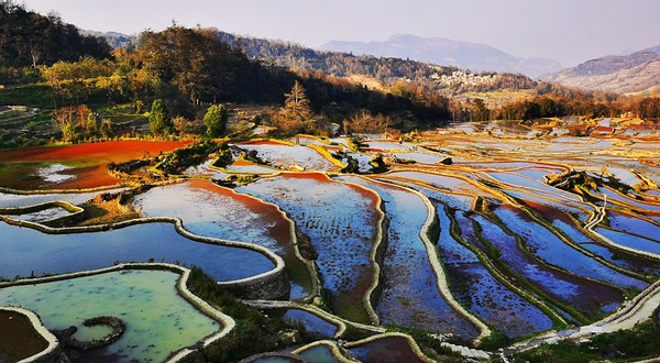 哈尼梯田文化景观展览