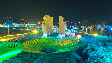 蝴蝶公园地景花海第 1 张图片