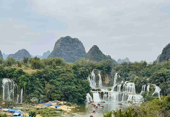 德天跨国瀑布景区第 178 张图片
