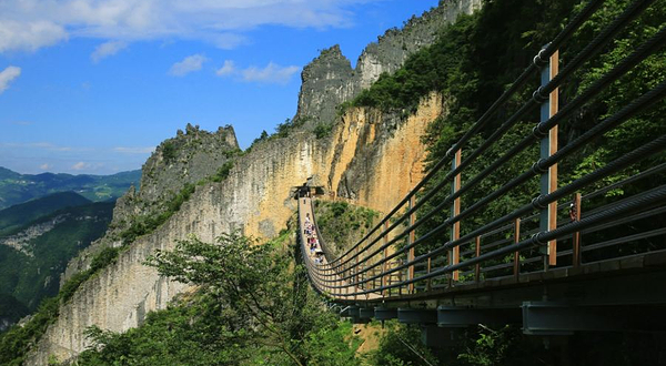 天门洞索桥