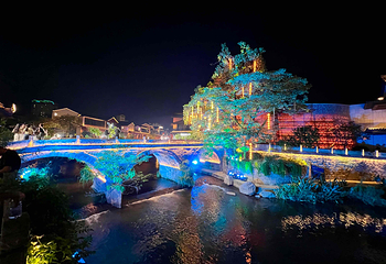 始丰湖夜游第 10 张图片