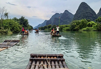 遇龙河竹筏漂游第 53 张图片