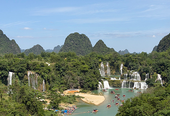 德天跨国瀑布景区第 163 张图片