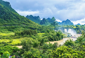 德天跨国瀑布景区第 18 张图片