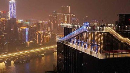 重庆城上天幕乐游观光塔第 22 张图片