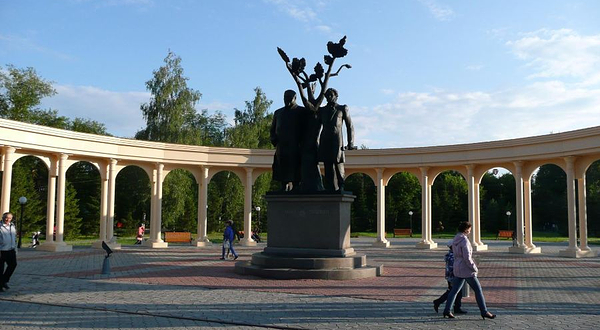 Monument to Pushkin and Abai