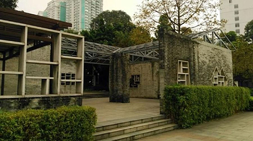 珠江边景观广场