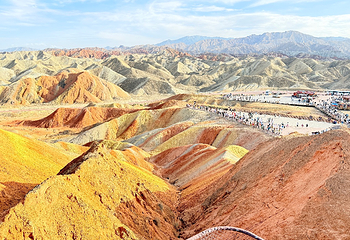 张掖七彩丹霞旅游景区第 106 张图片