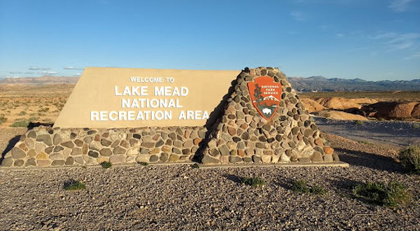 Lake Mead NRA Welcome Sign