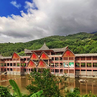 五指山红峡谷文化旅游区漂流-终点站