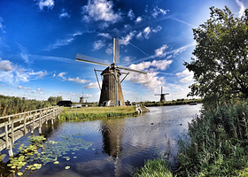 小孩堤防-埃尔斯豪特风车群