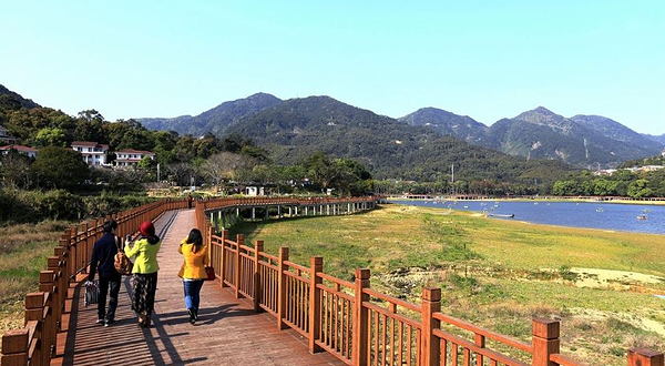 福州国家森林公园-环湖木栈道