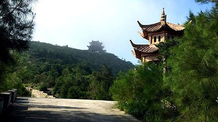 玉环市大鹿岛景区-鹿顶阁第 1 张图片