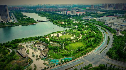 郑州龙子湖公园-沙滩公园第 1 张图片