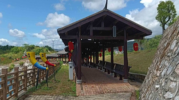 浴血瑞京景区-滨水长廊