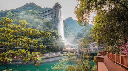云门山玻璃桥第 1 张图片