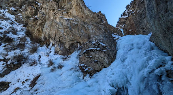Issyk-Ata water fall