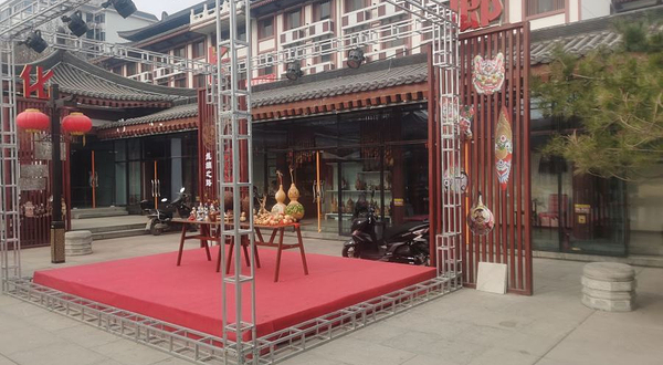 鼓楼非遗文化长廊