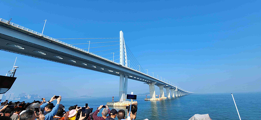 海上看港珠澳大桥第 2 张图片