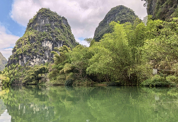 遇龙河竹筏漂游第 38 张图片