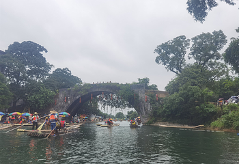 遇龙河竹筏漂游第 41 张图片