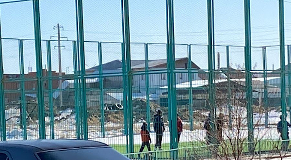 Soccer field Kobylandy Batyr