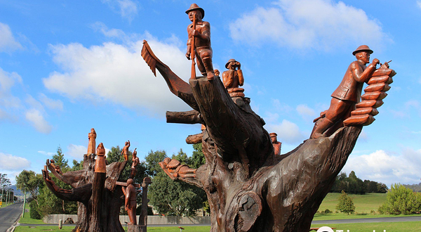Legerwood Memorial Tree Carvings