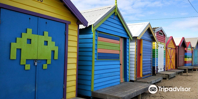 布莱顿海滩更衣小屋