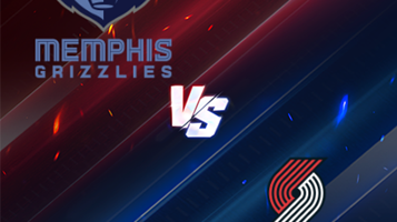 NBA常规赛：孟菲斯灰熊队 VS 波特兰开拓者队
