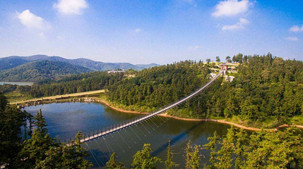 邳州银杏湖风景区-玻璃栈道第 1 张图片