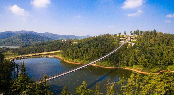 邳州银杏湖风景区-玻璃栈道