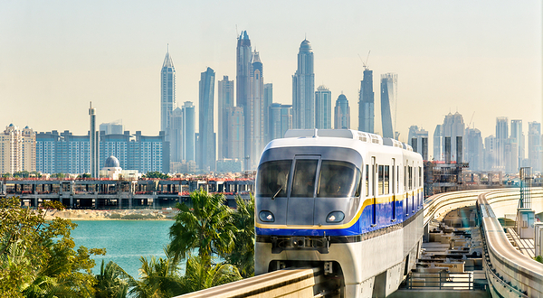 棕榈岛观光单轨列车