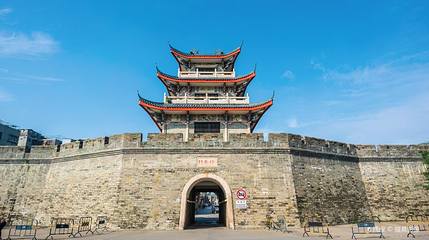 竹木门城楼第 1 张图片