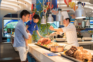 珠海长隆企鹅酒店•帝企鹅自助餐厅•儿童岛•真企鹅第 6 张图片