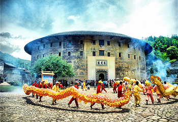 福建土楼永定景区第 120 张图片