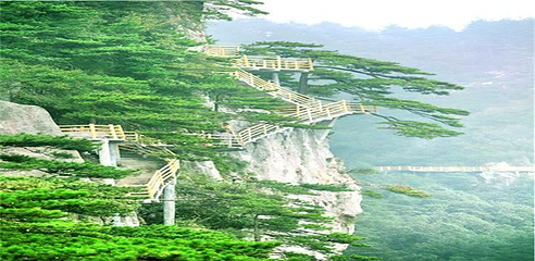 宜春明月山国家级风景名胜区-青云栈道第 1 张图片