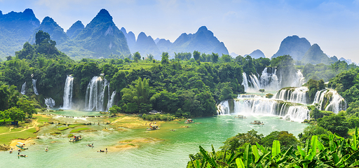 德天跨国瀑布景区第 5 张图片