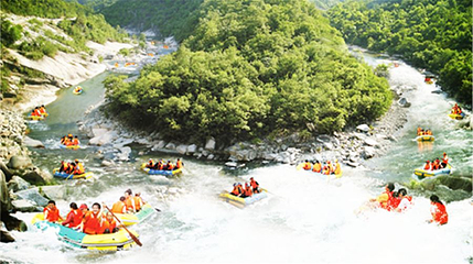宝天曼峡谷漂流第 1 张图片