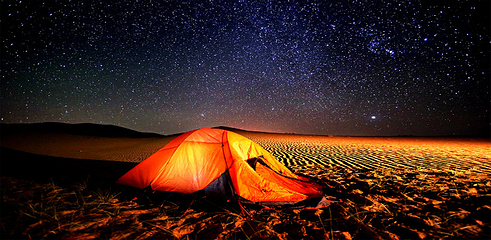 七星湖沙漠生态旅游区第 1 张图片