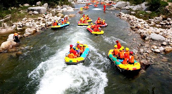 画眉谷峡谷漂流